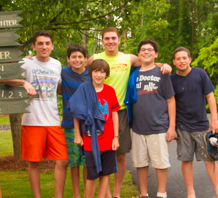 boys-group-sign | Camp Barney Medintz